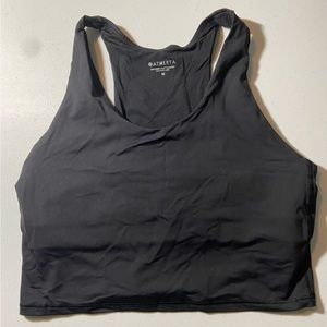 Athleta crop tank with built in bra size medium